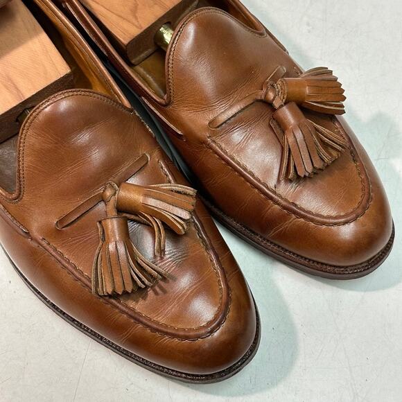 NEW HEELS Crockett & Jones x Ralph Lauren Tassel Loafer Bench Made England 8.5 D main image 10